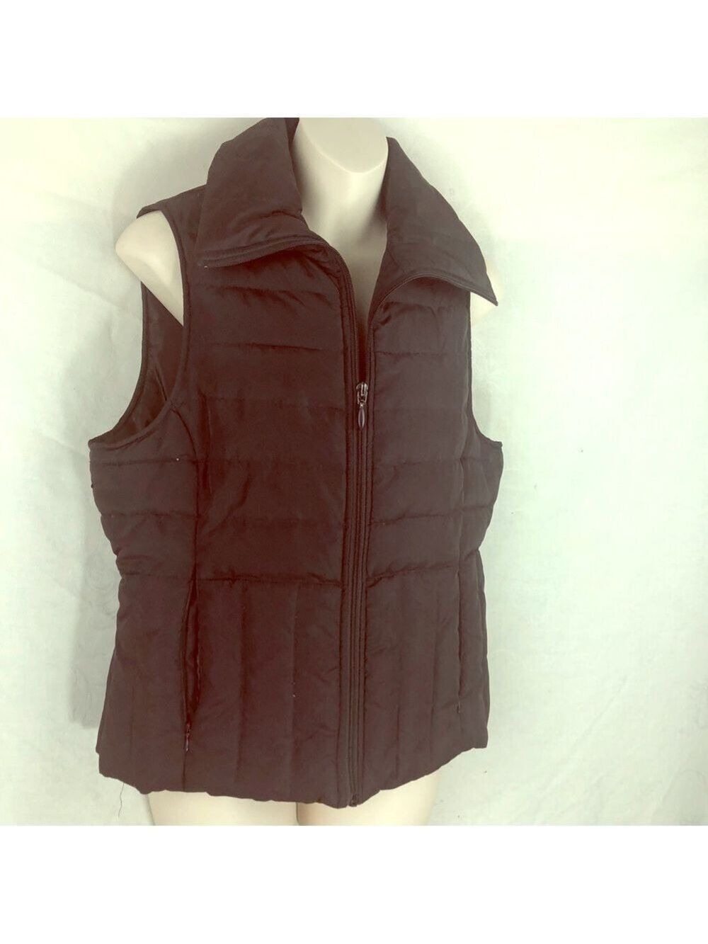 EUC-KENNETHCOLE Reaction DarkBrown down puffy Vest